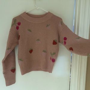 strawberry sweater